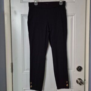 New..Pull on Ankle length pants, dark navy , size 5
